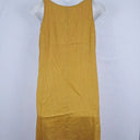 Eb&Ive Mustard Linen Elegant Shift Midi Dress Size L by SwapUp-Online Second Hand Store-Online Thrift Store