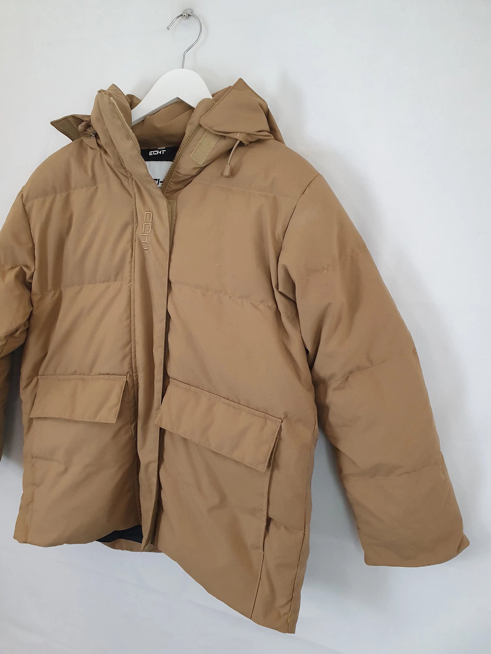 Echt Tan Puffer Jacket Size XS by SwapUp-Online Second Hand Store-Online Thrift Store