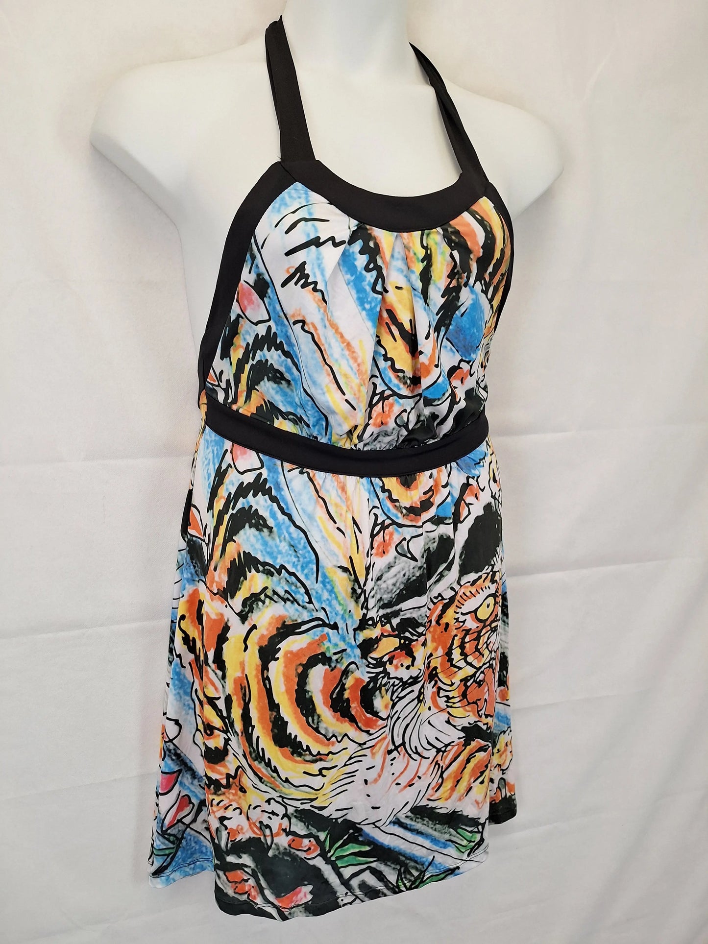 Ed Hardy Tigeress Halter Minni Dress Size L by SwapUp-Online Second Hand Store-Online Thrift Store