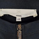 Elisabeth Franchi Eyelet Jersey Zip Up Jumper Size by SwapUp-Online Second Hand Store-Online Thrift Store