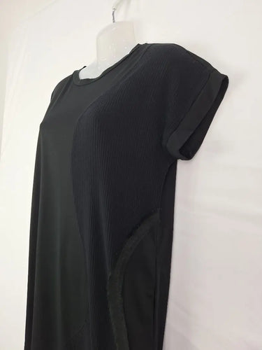 Elk Double Texture T-Shirt Dress Size 6 by SwapUp-Online Second Hand Store-Online Thrift Store