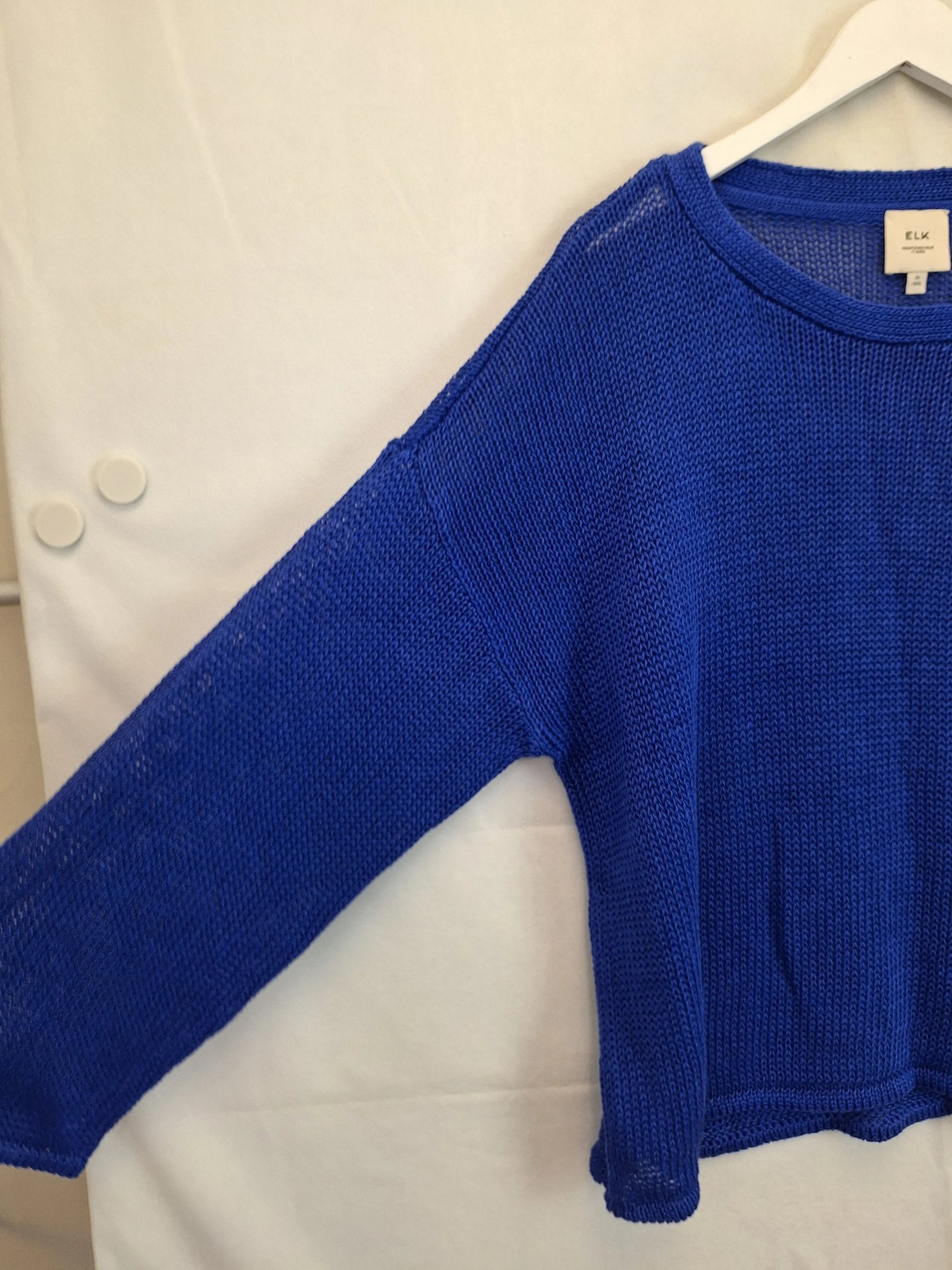 Elk Essential Relaxed Linen Jumper Size XL by SwapUp-Online Second Hand Store-Online Thrift Store