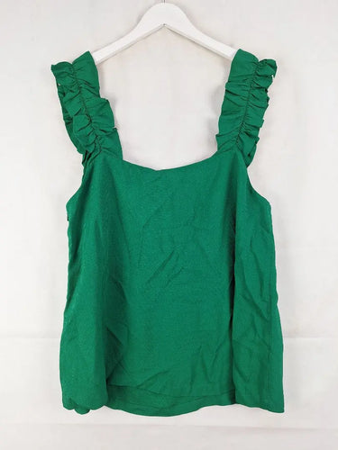 Elk Jewel Green Parq Tank Top Size 16 by SwapUp-Online Second Hand Store-Online Thrift Store