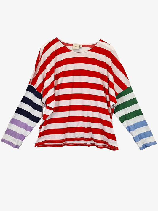 Elk Linell Multi Striped T-shirt Size 18 by SwapUp-Online Second Hand Store-Online Thrift Store