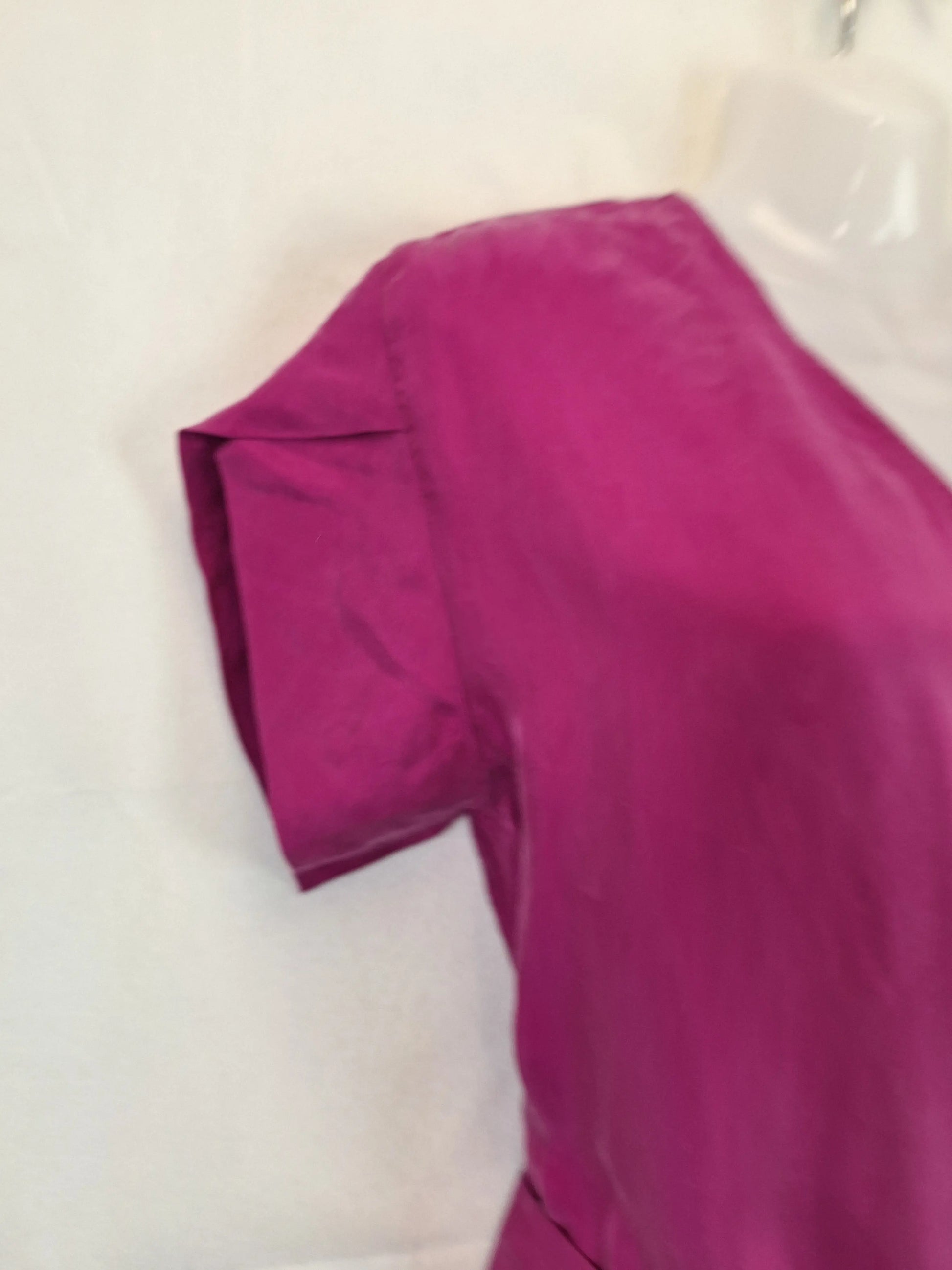 Elk Magenta Belted Shift Midi Dress Size S by SwapUp-Online Second Hand Store-Online Thrift Store