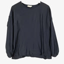 Elk Midnight Blue Satin Longsleeve Top Size 6 by SwapUp-Online Second Hand Store-Online Thrift Store