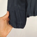 Elk Midnight Blue Satin Longsleeve Top Size 6 by SwapUp-Online Second Hand Store-Online Thrift Store