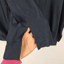 Elk Midnight Blue Satin Longsleeve Top Size 6 by SwapUp-Online Second Hand Store-Online Thrift Store