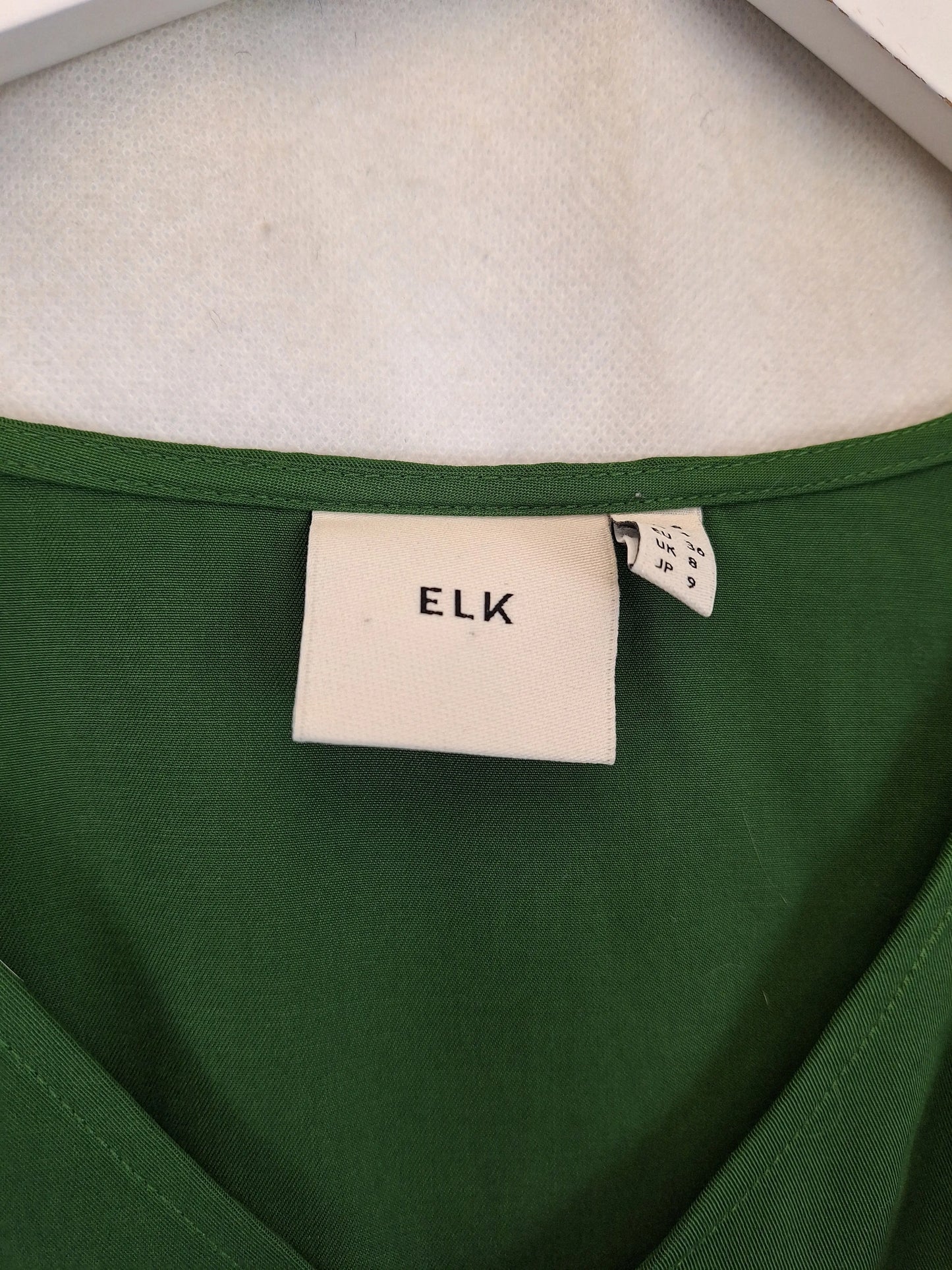 Elk Racing Green Drawstring Top Size 8 by SwapUp-Online Second Hand Store-Online Thrift Store