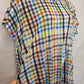 Elk Rainbow Check Smock Midi Dress Size 18 by SwapUp-Online Second Hand Store-Online Thrift Store