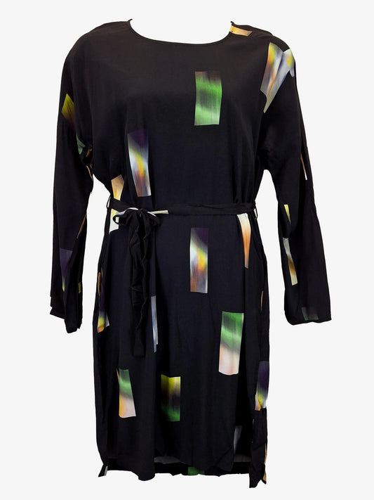Elk Stylish Round Neck Shift Midi Dress Size 12 by SwapUp-Online Second Hand Store-Online Thrift Store