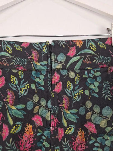 Ella & Sunday Stretch Native Floral Midi Skirt Size 14 by SwapUp-Online Second Hand Store-Online Thrift Store