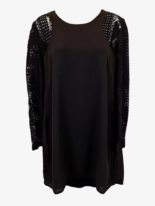 Elliatt Elegant Evening Onyx Mini Dress Size L by SwapUp-Online Second Hand Store-Online Thrift Store