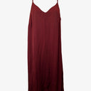 Emerge Burgundy Timeless Slip Midi Dress Size 10 by SwapUp-Online Second Hand Store-Online Thrift Store