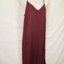 Emerge Burgundy Timeless Slip Midi Dress Size 10 by SwapUp-Online Second Hand Store-Online Thrift Store