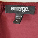 Emerge Burgundy Timeless Slip Midi Dress Size 10 by SwapUp-Online Second Hand Store-Online Thrift Store