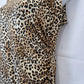 Emma & Michele Leopard Print Slit Stretch Midi Dress Size XL by SwapUp-Online Second Hand Store-Online Thrift Store