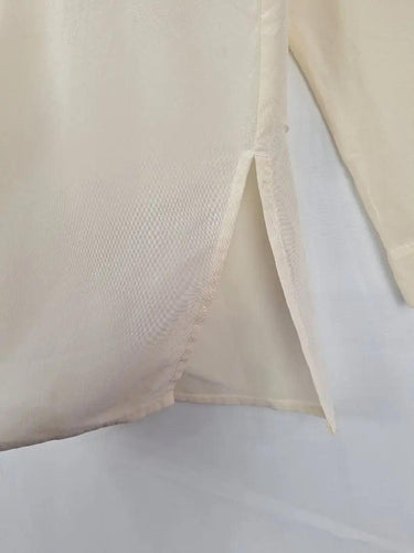 Escada Elegant Cream Silk Blouse Size M by SwapUp-Online Second Hand Store-Online Thrift Store