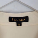 Escada Elegant Cream Silk Blouse Size M by SwapUp-Online Second Hand Store-Online Thrift Store