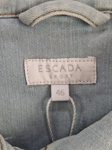 Escada Everyday Light Wash Denim Jacket Size M by SwapUp-Online Second Hand Store-Online Thrift Store