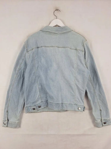 Escada Everyday Light Wash Denim Jacket Size M by SwapUp-Online Second Hand Store-Online Thrift Store