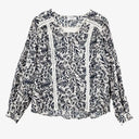 Esmaee Lightweight Fern Leaf Blouse Size M by SwapUp-Online Second Hand Store-Online Thrift Store