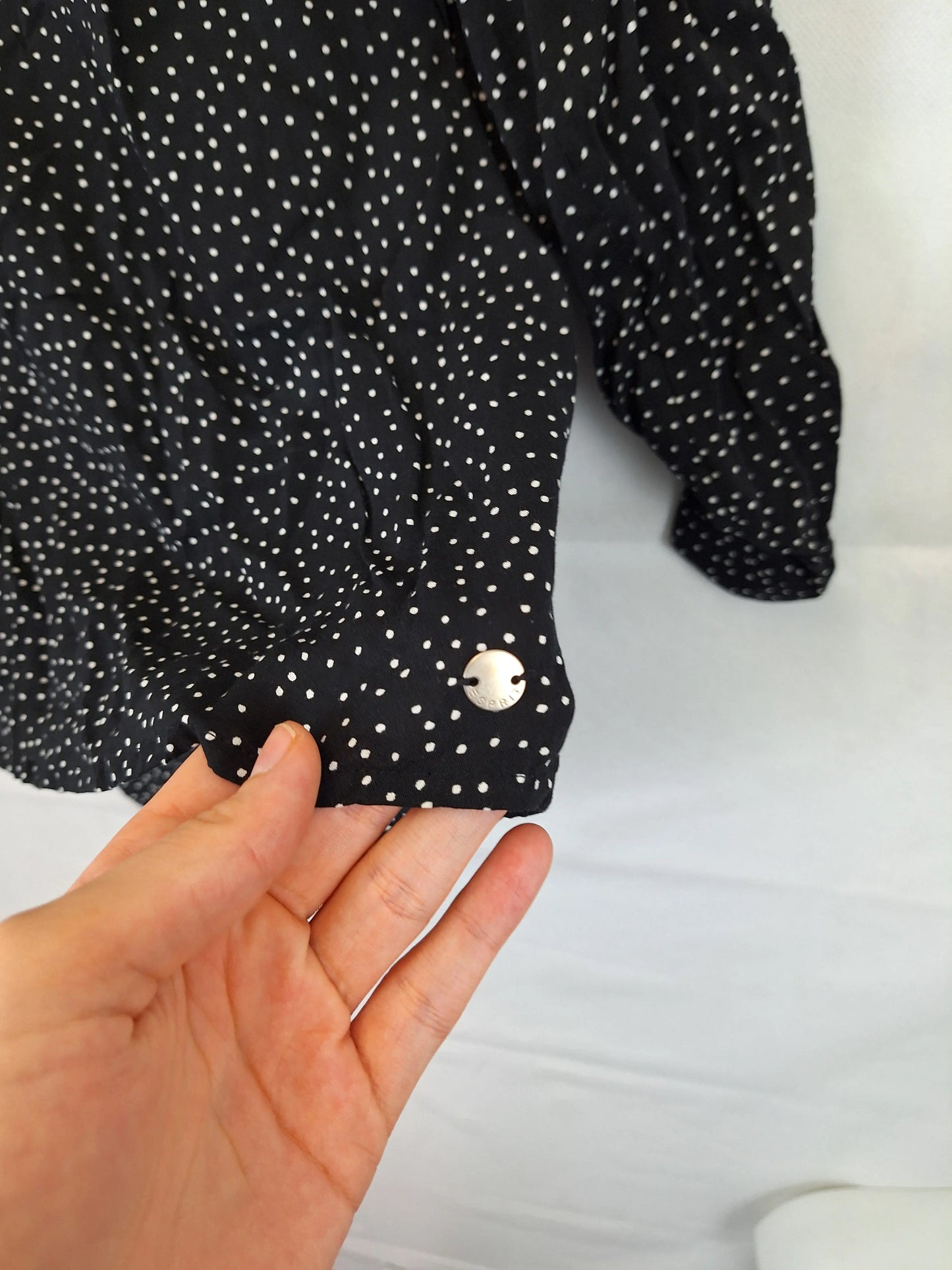 Esprit Everyday Polka Dot Top Size 10 by SwapUp-Online Second Hand Store-Online Thrift Store