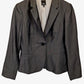 Esprit Shiny Charocal Structured Blazer Size 10 by SwapUp-Online Second Hand Store-Online Thrift Store
