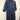 Eva's Sunday Navy Heavy Linen Pointed Collar Midi Dress Size L by SwapUp-Online Second Hand Store-Online Thrift Store