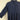 Eva's Sunday Navy Heavy Linen Pointed Collar Midi Dress Size L by SwapUp-Online Second Hand Store-Online Thrift Store