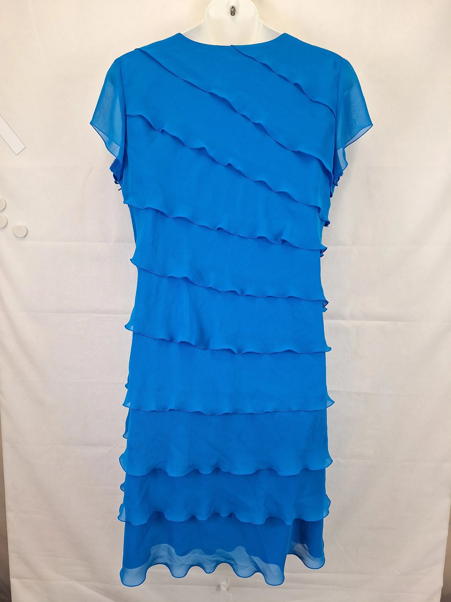Eve Hunter Graceful Ruffle Midi Dress Size 20 by SwapUp-Online Second Hand Store-Online Thrift Store