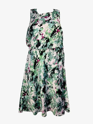 Events Mint Speckled Satin Dress Size 10 by SwapUp-Online Second Hand Store-Online Thrift Store
