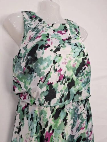 Events Mint Speckled Satin Dress Size 10 by SwapUp-Online Second Hand Store-Online Thrift Store