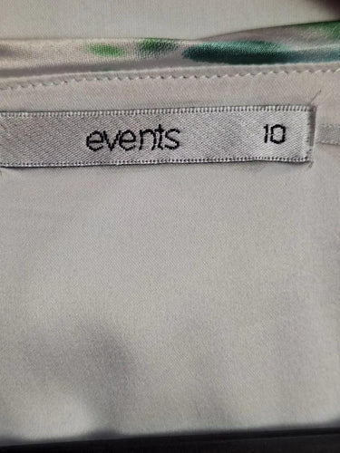 Events Mint Speckled Satin Dress Size 10 by SwapUp-Online Second Hand Store-Online Thrift Store