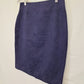 Events Navy Work Midi Skirt Size 12 by SwapUp-Online Second Hand Store-Online Thrift Store