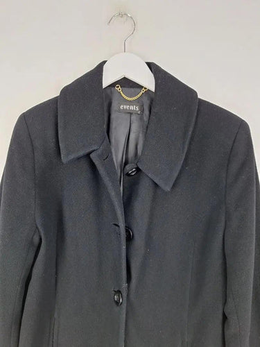 Events Wool Blend  Classic Single Breasted Winter Coat Size 12 by SwapUp-Online Second Hand Store-Online Thrift Store