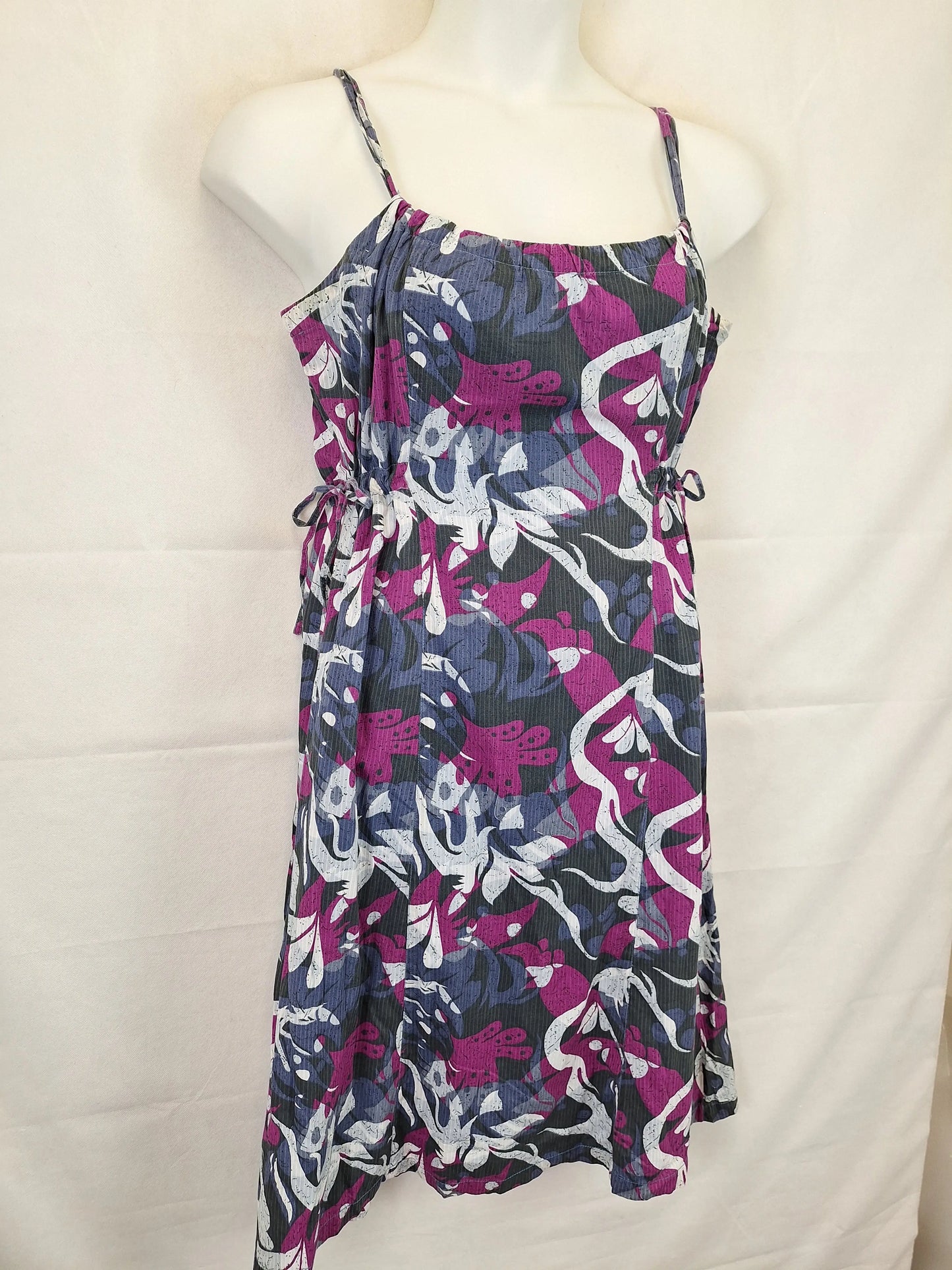 Fat Face Funky Floral Cami Midi Dress Size 14 by SwapUp-Online Second Hand Store-Online Thrift Store