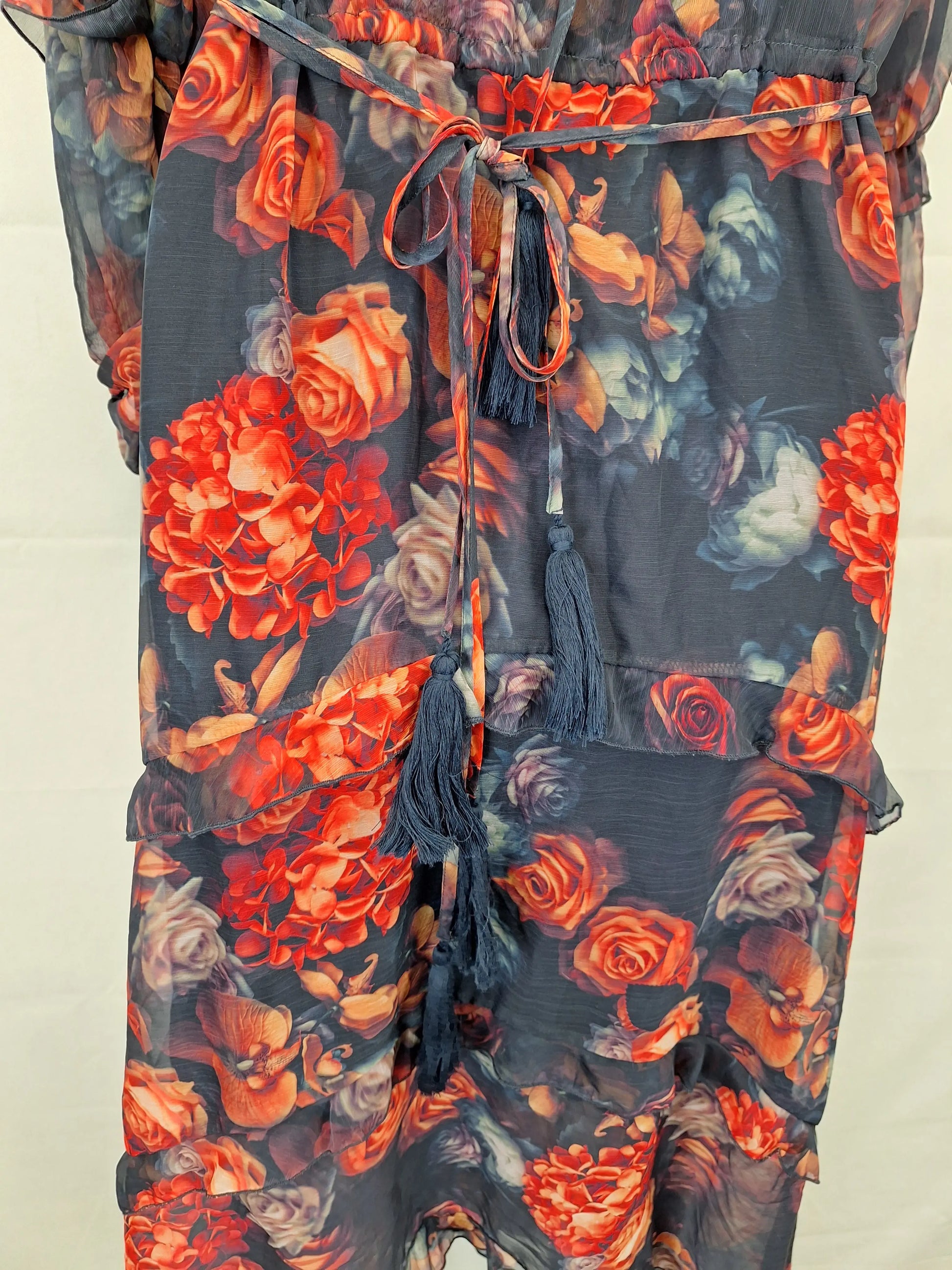 Fate + Becker 2-in-1 Floral Cocktail Maxi Dress Size 12 by SwapUp-Online Second Hand Store-Online Thrift Store