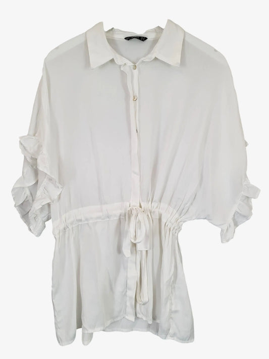 Fate + Becker Tie Waist Blouse Size 12 by SwapUp-Online Second Hand Store-Online Thrift Store