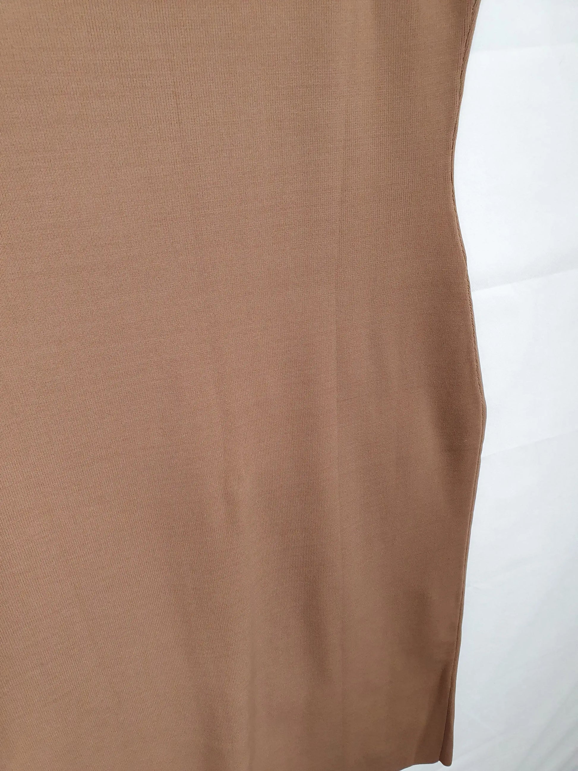 Fayt Ribbed Fitted Midi Dress Size 18 by SwapUp-Online Second Hand Store-Online Thrift Store