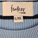 Feather + Noise Blue Duo Cotton Knit Top Size L by SwapUp-Online Second Hand Store-Online Thrift Store