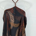 Finders Keepers Chocolate Ferns Evening Dress Size 10 by SwapUp-Online Second Hand Store-Online Thrift Store
