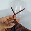 Finders Keepers Chocolate Ferns Evening Dress Size 10 by SwapUp-Online Second Hand Store-Online Thrift Store