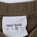 First Base Khaki Ribbed Split Front Skirt Size M by SwapUp-Online Second Hand Store-Online Thrift Store