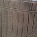 First Base Khaki Ribbed Split Front Skirt Size M by SwapUp-Online Second Hand Store-Online Thrift Store