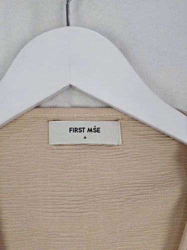 First Mse Beige Cut-out Cocktail Dress Size M by SwapUp-Online Second Hand Store-Online Thrift Store