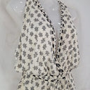 Flannel Leafy Embellished Summer Jumpsuit Size 10 by SwapUp-Online Second Hand Store-Online Thrift Store