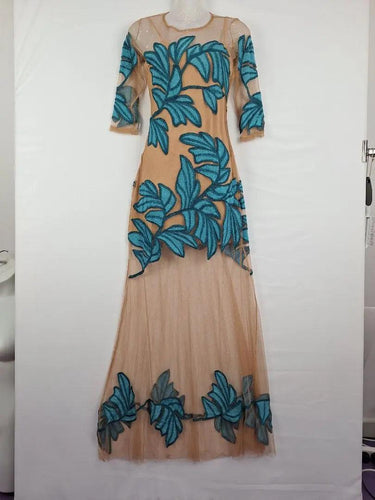 For Love & Lemons X Nasty Gal Sheer Floral Embroidered Maxi Dress Size S by SwapUp-Online Second Hand Store-Online Thrift Store