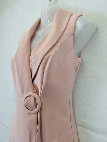 Forever New Classy Blush Tuxedo Dress Size 4 by SwapUp-Online Second Hand Store-Online Thrift Store