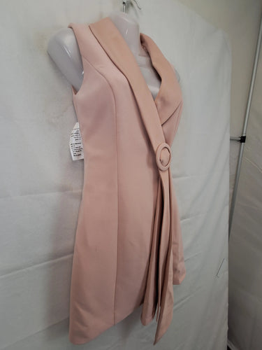 Forever New Classy Blush Tuxedo Dress Size 4 by SwapUp-Online Second Hand Store-Online Thrift Store